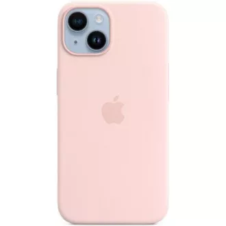 APPLE iPhone 14 Silikonhülle mit MagSafe - Chalk Pink APPLE iPhone 14 Silikonhülle mit MagSafe - Chalk Pink