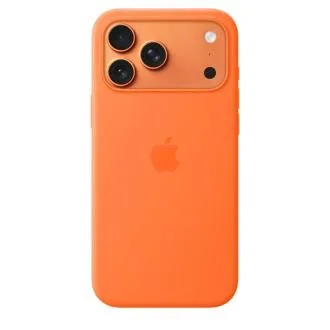 Apple iPhone 17 Pro Max Silikonhülle mit MagSafe – Orange