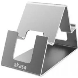 AKASA Ständer Widder Pico, Aluminiumständer für Handy und Tablet, grau
