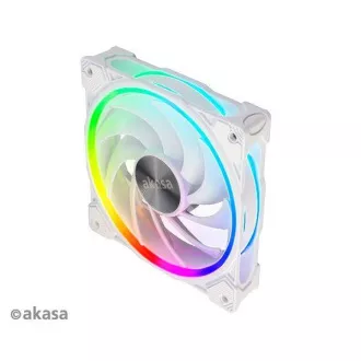 AKASA Lüfter SOHO AR, 12cm ARGB PWM Lüfter, 120x120x25mm, weiß