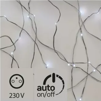 EMOS ZY1427T 100LED Weihnachtskette Kupfer Nano, kaltweiß, Timer EMOS ZY1427T 100LED Weihnachtskette Kupfer Nano, kaltweiß, Timer