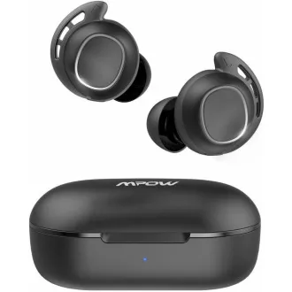 MPOW M30 - kabelloser Kopfhörer mit wiederaufladbarer Box, schwarz MPOW M30 - kabelloser Kopfhörer mit wiederaufladbarer Box, schwarz