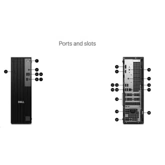 DELL PC Pro Slim QCS1250/180W/TPM/i5-14500/16GB/512GB SSD/Integriert/Kb/Maus/W11 Pro/3Y PS NBD