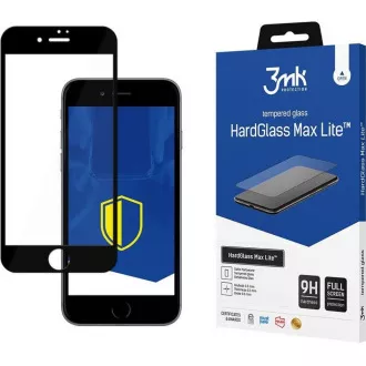 3mk Hartglas HardGlass Max Lite für Apple iPhone 7, 8, schwarz 3mk Hartglas HardGlass Max Lite für Apple iPhone 7, 8, schwarz