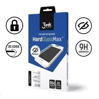 3mk Hartglas HardGlass MAX Privacy für Apple iPhone 11 Pro Max, schwarz