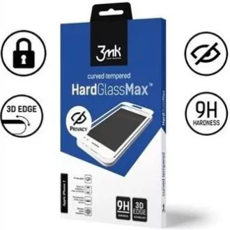 3mk Hartglas HardGlass MAX Privacy für Apple iPhone 11 Pro Max, schwarz