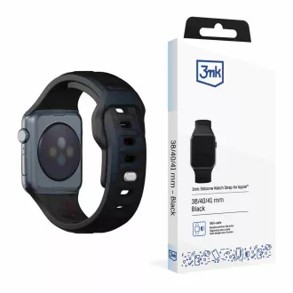 3mk Uhrenarmband für Apple 38/40/41 mm Schwarz