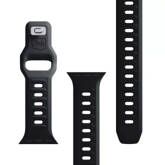 3mk Uhrenarmband für Apple 38/40/41 mm Schwarz