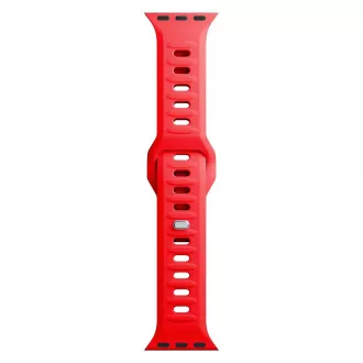 3mk Uhrenarmband für Apple 38/40/41 mm Rot 3mk Uhrenarmband für Apple 38/40/41 mm Rot