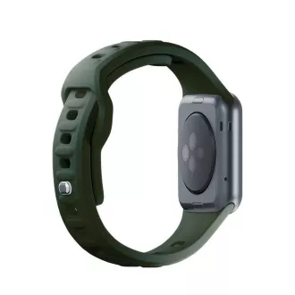 3mk Uhrenarmband für Apple 42/44/45/49 mm Dunkelgrün