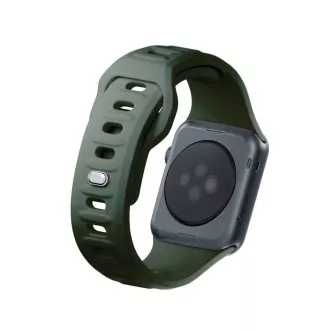 3mk Uhrenarmband für Apple 42/44/45/49 mm Dunkelgrün