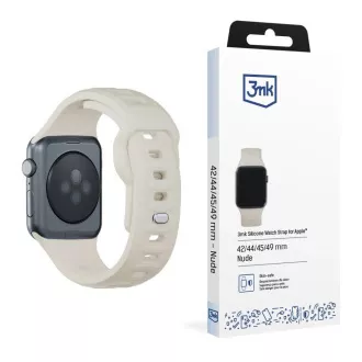 3mk Uhrenarmband für Apple 42/44/45/49 mm Nude