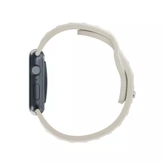 3mk Uhrenarmband für Apple 42/44/45/49 mm Nude