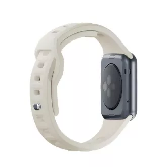3mk Uhrenarmband für Apple 42/44/45/49 mm Nude