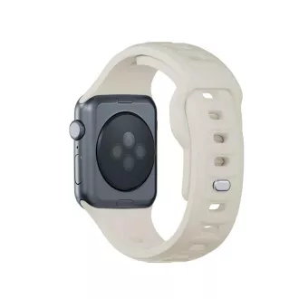 3mk Uhrenarmband für Apple 42/44/45/49 mm Nude