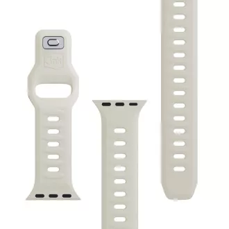 3mk Uhrenarmband für Apple 42/44/45/49 mm Nude