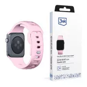 3mk Uhrenarmband für Apple 42/44/45/49 mm Puderrosa