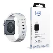 3mk Uhrenarmband für Apple 42/44/45/49 mm Weiß
