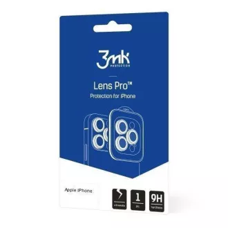 3mk Objektivschutz Pro für Apple iPhone 16 Pro /16 Pro Max, Regenbogen