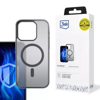 3mk Schutzhülle Frosty MagCase Schwarz für Apple iPhone 16 Pro