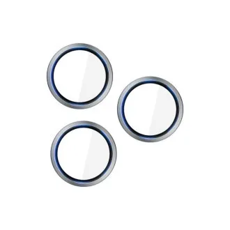3mk Hardy Objektivschutz Pro für iPhone 16 Pro /16 Pro Max Titanium Silber