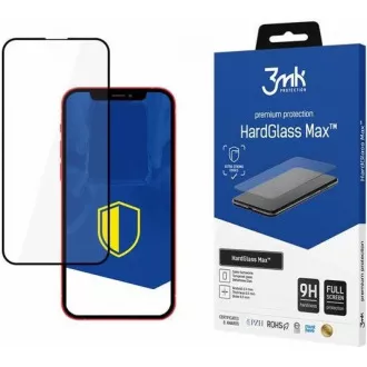 3mk Hartglas HardGlass Max für Apple iPhone 13 mini, schwarz 3mk Hartglas HardGlass Max für Apple iPhone 13 mini, schwarz
