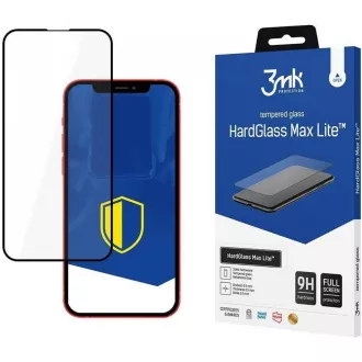 3mk gehärtetes Glas HardGlass Max Lite Schwarz für Apple iPhone 13 / 13 Pro / 14