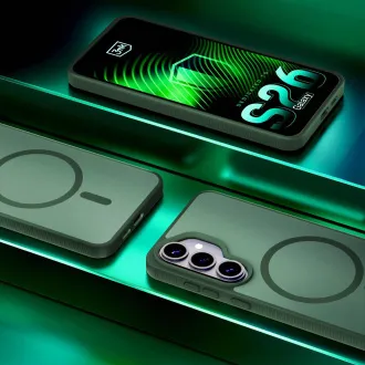 3mk Schutzhülle Smoke MagCase Grün für Samsung Galaxy S26 3mk Schutzhülle Smoke MagCase Grün für Samsung Galaxy S26