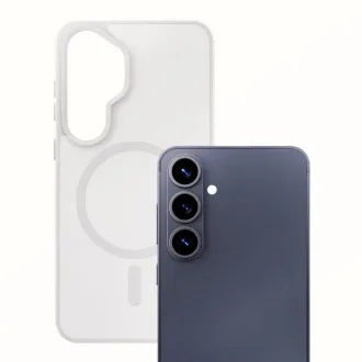 3mk Schutzhülle Smoke MagCase Weiß für Samsung Galaxy S26 3mk Schutzhülle Smoke MagCase Weiß für Samsung Galaxy S26