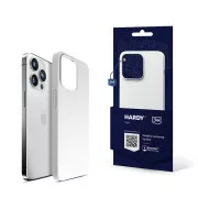 3mk Schutzhülle HARDY Silikon MagCase für Apple iPhone 15 Pro, silber-weiß