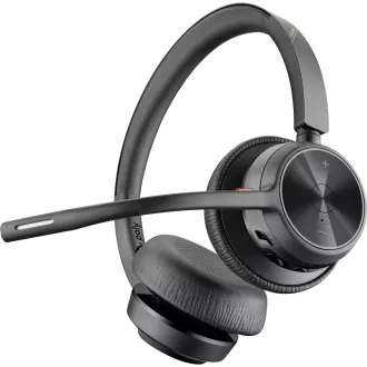 Poly Voyager 4320 schnurloses Headset, BT700 USB-A-Adapter, Stereoanlage, Ladestation