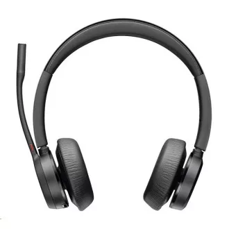 Poly Voyager 4320 MS Teams schnurloses Headset, BT700 USB-A Adapter, Stereo, Ladestation
