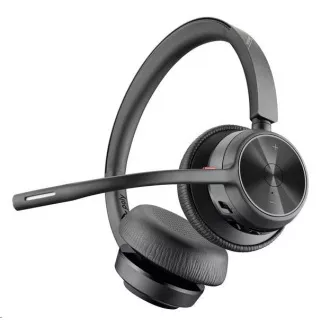 Poly Voyager 4320 kabelloses Headset, BT700 USB-C Adapter, Stereo, Ladestation