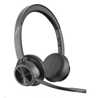 Poly Voyager 4320 MS Teams schnurloses Headset, BT700 USB-C Adapter, Stereo, Ladestation Poly Voyager 4320 MS Teams schnurloses Headset, BT700 USB-C Adapter, Stereo, Ladestation