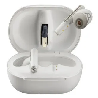 Poly Voyager Free 60 Bluetooth-Headset, BT700 USB-A-Adapter, Touch-Ladeetui, weiß Poly Voyager Free 60 Bluetooth-Headset, BT700 USB-A-Adapter, Touch-Ladeetui, weiß