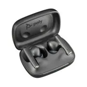 Poly Voyager Free 60 Bluetooth-Headset, BT700 USB-C-Adapter, Ladetasche, schwarz
