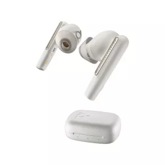 Poly Voyager Free 60 MS Teams Bluetooth-Headset, BT700 USB-C Adapter, Ladeetui, weiß Poly Voyager Free 60 MS Teams Bluetooth-Headset, BT700 USB-C Adapter, Ladeetui, weiß