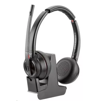 Poly Savi 8220 UC-M Headset, DECT, ANC, USB-A, Stereo