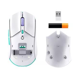 HyperX Pulsefire Haste 2 Core Wireless White Gaming Maus - Maus