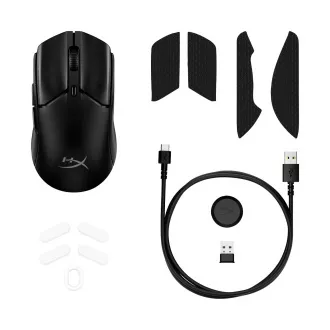 HyperX Pulsefire Haste 2 Mini Wireless Black Gaming Maus - Maus