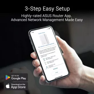 ASUS ZenWifi BQ16 2er-Pack, WiFi7 Extendable Router, AiMesh, 2x WAN/LAN, 3x LAN, 1x USB 3.0 ASUS ZenWifi BQ16 2er-Pack, WiFi7 Extendable Router, AiMesh, 2x WAN/LAN, 3x LAN, 1x USB 3.0