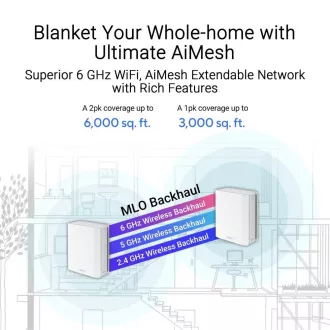 ASUS ZenWifi BT10 1er-Pack, WiFi7 Extendable Router, AiMesh, 2x WAN/LAN, 1x LAN, 1x 3.0 ASUS ZenWifi BT10 1er-Pack, WiFi7 Extendable Router, AiMesh, 2x WAN/LAN, 1x LAN, 1x 3.0