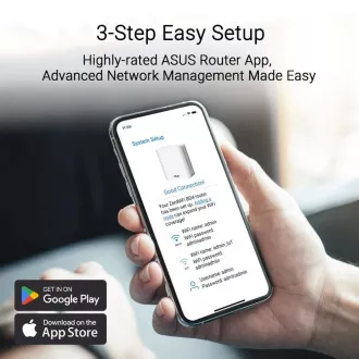 ASUS ZenWifi BD4 3er-Pack, WiFi7 Erweiterbarer Router, AiMesh, 2x WAN/LAN ASUS ZenWifi BD4 3er-Pack, WiFi7 Erweiterbarer Router, AiMesh, 2x WAN/LAN