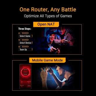 ASUS Gaming Router TUF-BE9400 3-Wege WiFi7 Router, 1x WAN, 3x LAN, AiMesh ASUS Gaming Router TUF-BE9400 3-Wege WiFi7 Router, 1x WAN, 3x LAN, AiMesh