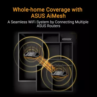 ASUS Gaming Router TUF-BE9400 3-Wege WiFi7 Router, 1x WAN, 3x LAN, AiMesh ASUS Gaming Router TUF-BE9400 3-Wege WiFi7 Router, 1x WAN, 3x LAN, AiMesh