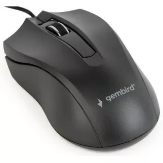 GEMBIRD Maus MUS-3B-01, kabelgebunden, optisch, 1000 dpi, USB, schwarz GEMBIRD Maus MUS-3B-01, kabelgebunden, optisch, 1000 dpi, USB, schwarz