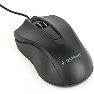 GEMBIRD Maus MUS-3B-01, kabelgebunden, optisch, 1000 dpi, USB, schwarz GEMBIRD Maus MUS-3B-01, kabelgebunden, optisch, 1000 dpi, USB, schwarz