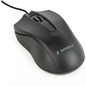 GEMBIRD Maus MUS-3B-01, kabelgebunden, optisch, 1000 dpi, USB, schwarz GEMBIRD Maus MUS-3B-01, kabelgebunden, optisch, 1000 dpi, USB, schwarz