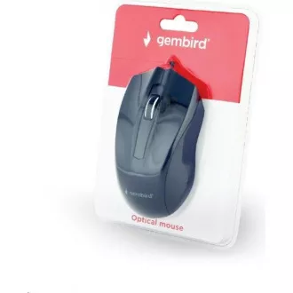 GEMBIRD Maus MUS-3B-01, kabelgebunden, optisch, 1000 dpi, USB, schwarz GEMBIRD Maus MUS-3B-01, kabelgebunden, optisch, 1000 dpi, USB, schwarz