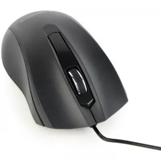 GEMBIRD Maus MUS-3B-01, kabelgebunden, optisch, 1000 dpi, USB, schwarz GEMBIRD Maus MUS-3B-01, kabelgebunden, optisch, 1000 dpi, USB, schwarz